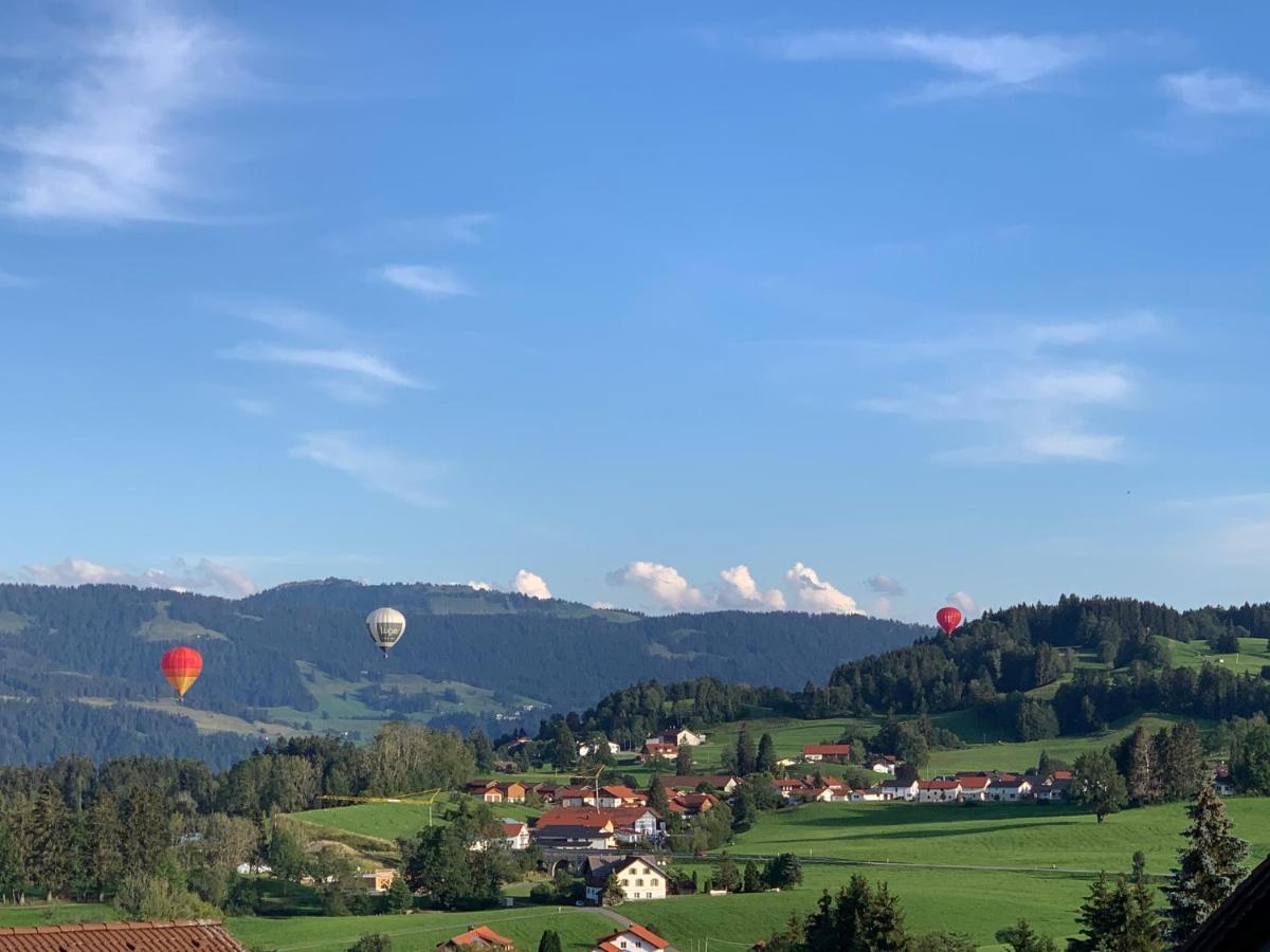 Panoramaapart - Alpzeit Im Westallgaeu Oberreute Kültér fotó