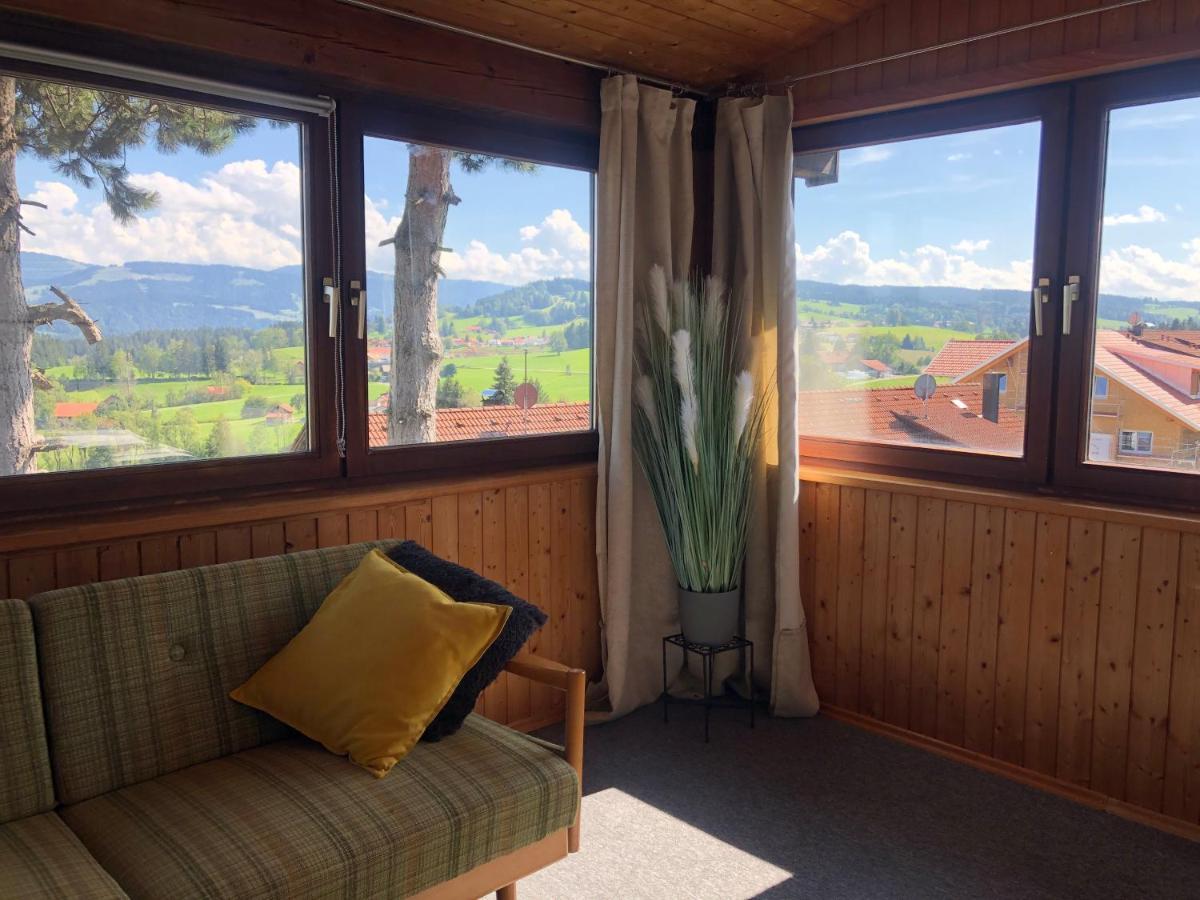 Panoramaapart - Alpzeit Im Westallgaeu Oberreute Kültér fotó