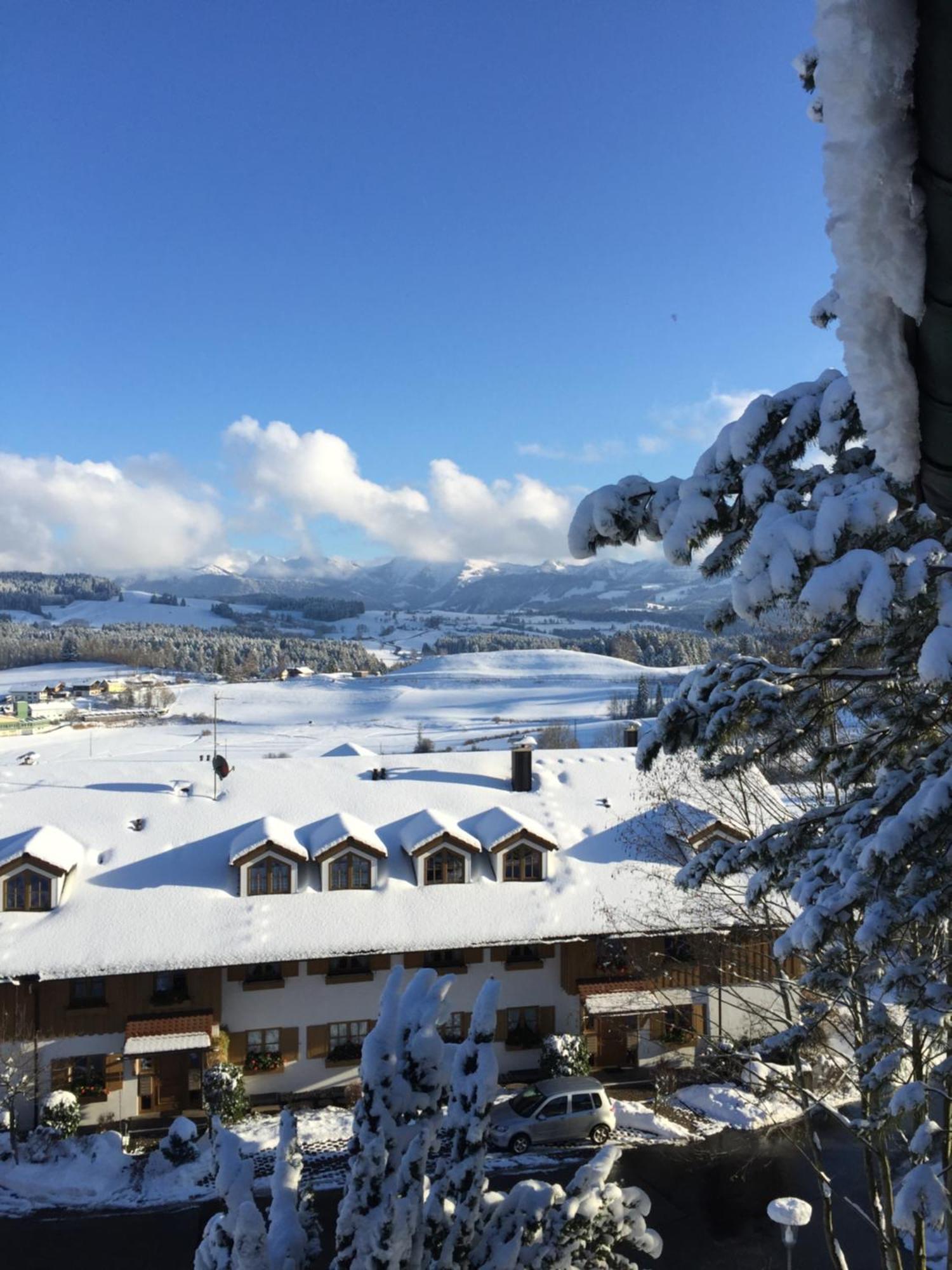 Panoramaapart - Alpzeit Im Westallgaeu Oberreute Kültér fotó